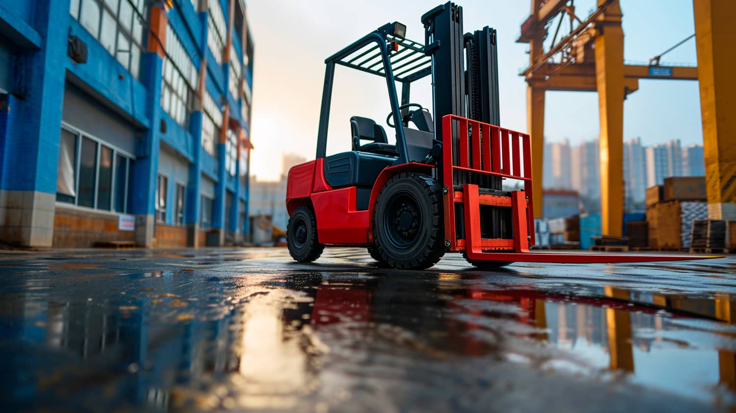 hydraulic forklift scale